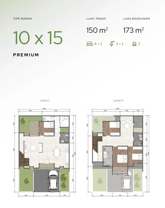 Floor plan for 10 × 15 Premium