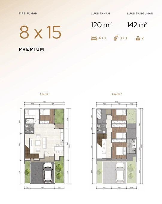 Floor plan for 8 × 15 Premium